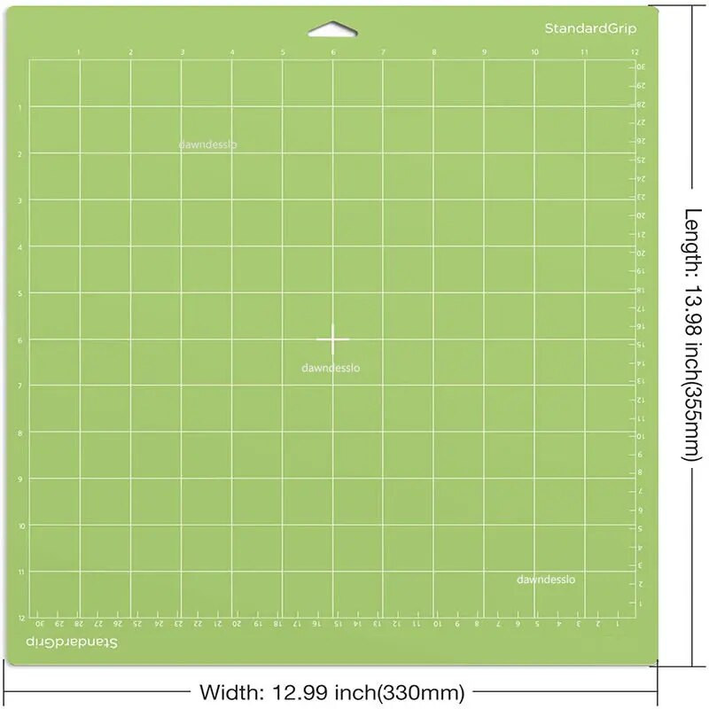 1/3 τμχ Μηχάνημα χάραξης μεικτού χρώματος Βάση κοπής χαλάκι για Cricut/cameo 4 με αυτοκόλλητα χαλάκια κοπής Pvc 33x35cm