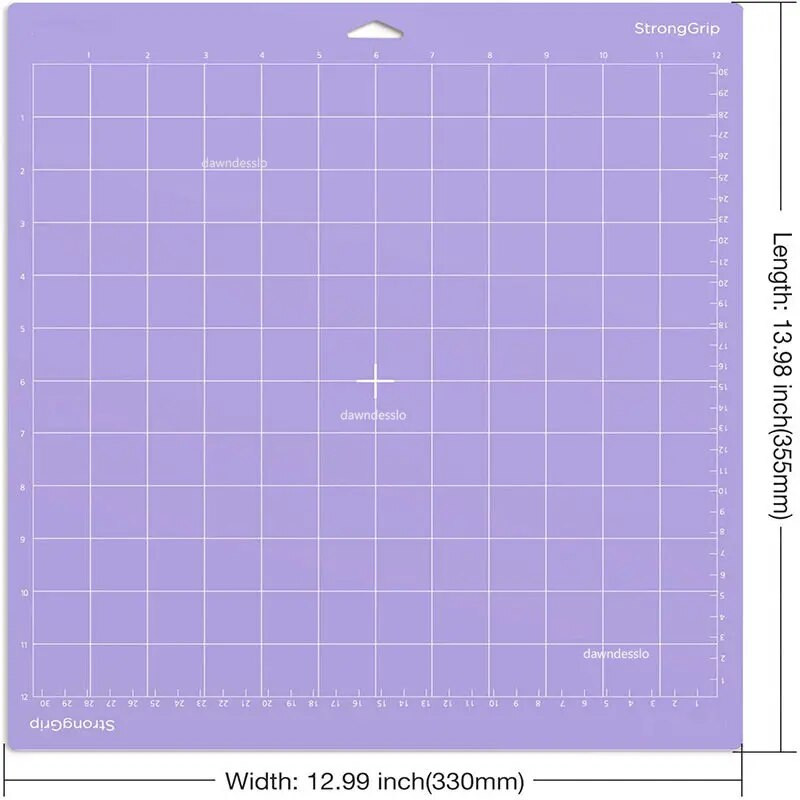 1/3 τμχ Μηχάνημα χάραξης μεικτού χρώματος Βάση κοπής χαλάκι για Cricut/cameo 4 με αυτοκόλλητα χαλάκια κοπής Pvc 33x35cm