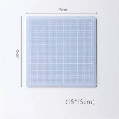 Daudzizmēru caurspīdīgs PVC griešanas paklājs, savārstījums, griešanas spilventiņi, izturīgi, ar rokām darināti, pašdziedinoši griešanas plāksnes griešanas mākslas rīki