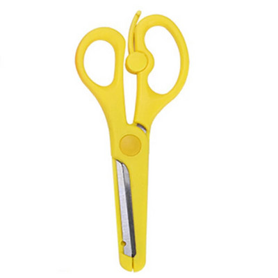 Mazu bērnu šķēres drošības šķēres bērniem plastmasas bērnu drošības šķēres pirmsskolas apmācības šķēres griešanas instrumentiem papīrs