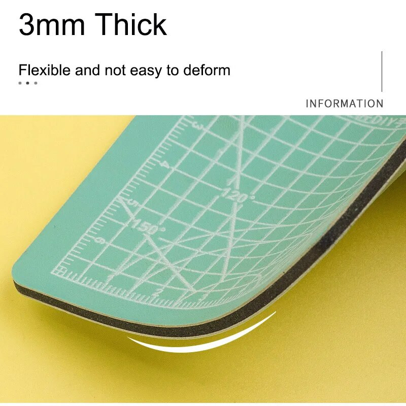 1 gab 8 * 8 cm mini modelis griešanas paklājs Gravēšanas paliktnis Mākslas piederumi Kancelejas piederumi Skolas piederumi