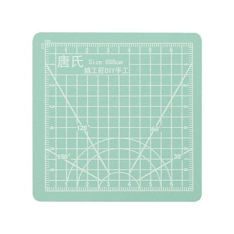 1 gab 8 * 8 cm mini modelis griešanas paklājs Gravēšanas paliktnis Mākslas piederumi Kancelejas piederumi Skolas piederumi