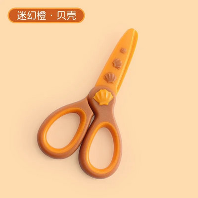 Χαριτωμένο ψαλίδι Παιδική γραφική ύλη Πλαστική Μαθητική Χειροποίητη Χειροτεχνία DIY Νηπιαγωγείο Ασφάλεια Στρογγυλή Κεφαλή Νέο Δώρο για παιδιά
