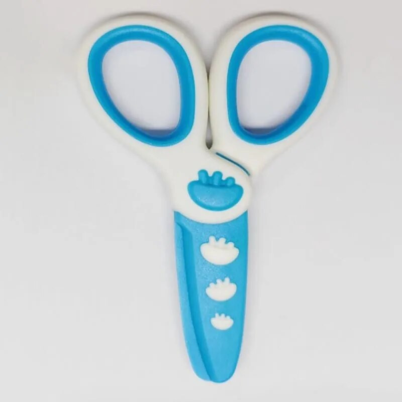 Χαριτωμένο ψαλίδι Παιδική γραφική ύλη Πλαστική Μαθητική Χειροποίητη Χειροτεχνία DIY Νηπιαγωγείο Ασφάλεια Στρογγυλή Κεφαλή Νέο Δώρο για παιδιά