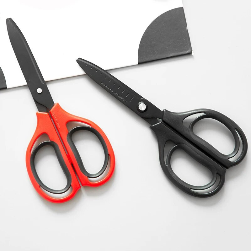 KOKUYO Scissor AIROFIT Anti Stick Multi Color Safe Scissors Cutter Diary Journal Craft Stationery School Supplies F546