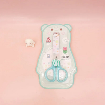 1 tk loomingulised käärid kirjatarbed armsad multifilmid karu väljalõigete albumi käärid armsad Kawaii õpilaste kirjatarbed käärid tagasi kooli