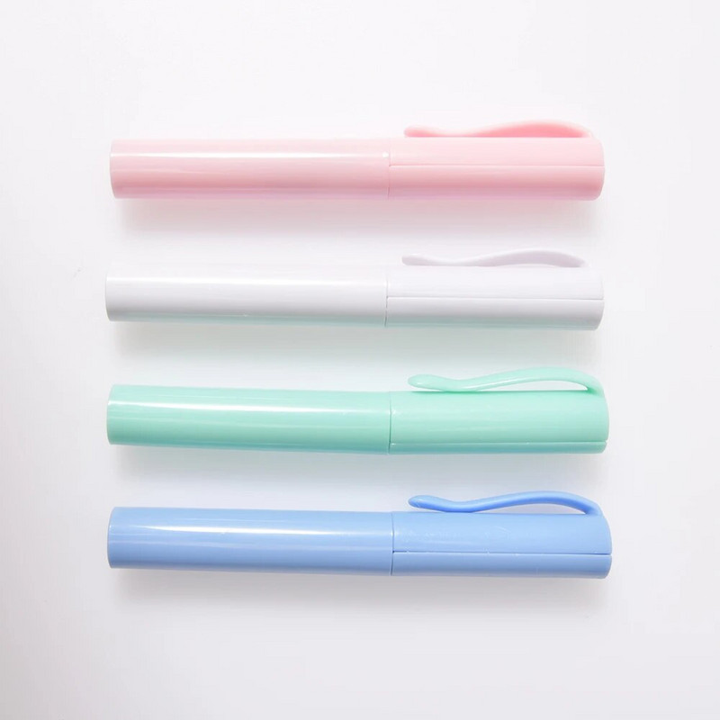 1vnt nešiojamos rašiklio formos žirklės Creative Safe sulankstomos žirklės įrankis mokykliniai biuro reikmenys