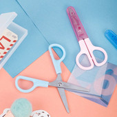 Õpilased Käärid Kunst Käärid Ohutusjuhend DIY Tööriistad Multifilm Pusle Lõikamine Paberist lõigatud Käärid Koolitarbed