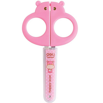 Õpilased Käärid Kunst Käärid Ohutusjuhend DIY Tööriistad Multifilm Pusle Lõikamine Paberist lõigatud Käärid Koolitarbed