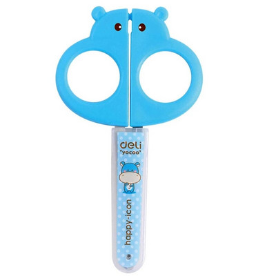 Õpilased Käärid Kunst Käärid Ohutusjuhend DIY Tööriistad Multifilm Pusle Lõikamine Paberist lõigatud Käärid Koolitarbed