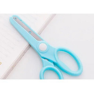 1 τεμ Ψαλίδι δημιουργικής ασφάλειας για παιδιά από ανοξείδωτο ατσάλι Ψαλίδι γραφείου Σχολικά είδη κοπής