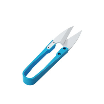 1 бр. Изолирани сини керамични U-образни ножици за кабел за батерията на мобилен телефон Непроводим специален инструмент за рязане по поръчка Безопасна ножица