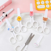 Cute Bear Dog Ζώο 105mm από ανοξείδωτο χάλυβα ασφαλείας Στρογγυλή κεφαλή Μίνι ψαλίδι Σχολική προμήθεια γραφείου Παιδί μαθητής Χαρτικά Δώρο