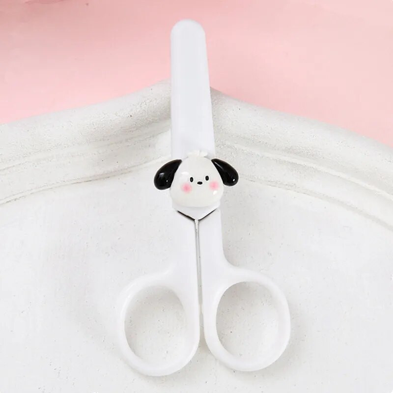 Cute Bear Dog Ζώο 105mm από ανοξείδωτο χάλυβα ασφαλείας Στρογγυλή κεφαλή Μίνι ψαλίδι Σχολική προμήθεια γραφείου Παιδί μαθητής Χαρτικά Δώρο