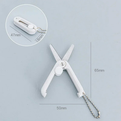 Μίνι φορητό πτυσσόμενο ψαλίδι Morandi Utility Knife Απλό εργαλείο κοπής χαρτιού Κορεάτικο σταθερό ψαλίδι Σχολικά είδη γραφείου