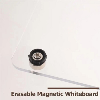 Clear Dry Erase Board Message Calendar Magnetic Refrigerator Fridge Whiteboard Blank Acrylic