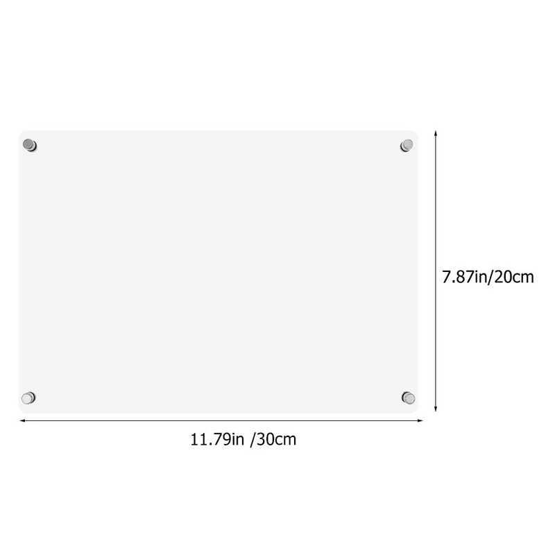 Išvalyti sausą trynimo lentą pranešimų kalendorius magnetinis šaldytuvas šaldytuvas lenta tuščia akrilo