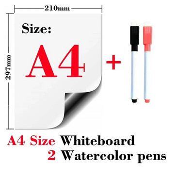 Magnetiline pehme tahvli külmiku kleebised kustutatav memo teadetetahvel kontori õpetamine praktika kirjutamise tahvli uksekleebised