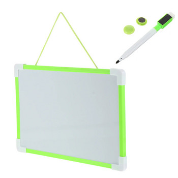 Small Dry Erase Whiteboard Μικρός μαγνητικός πίνακας με μαρκαδόρο Μαγνητικός κρεμαστός πίνακας φορητός μίνι λευκός διπλής όψης