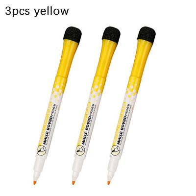 8 spalvų magnetinės lentos rašikliai Adsorbuojamasis trinamas lentos rašiklis su teptuko šaldytuvo magnetu Vaikų tapybos spalvų žymeklis