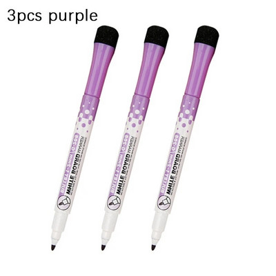 8 spalvų magnetinės lentos rašikliai Adsorbuojamasis trinamas lentos rašiklis su teptuko šaldytuvo magnetu Vaikų tapybos spalvų žymeklis