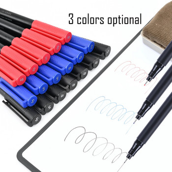 10 τεμάχια/σετ 0,5 mm Extra Fine Tip Dry Ease Markers Στυλό με δυνατότητα διαγραφής Whiteboard Art Marker Pen for Office School Planning White Board