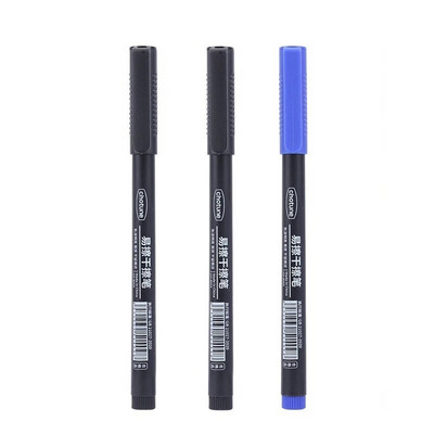 3 ΤΕΜ/Σετ Μαρκαδόρος με δυνατότητα διαγραφής λευκού πίνακα Extra Fine Tip 0,5mm Dry Ease Markers Φιλικό προς το περιβάλλον Marker Office School Home