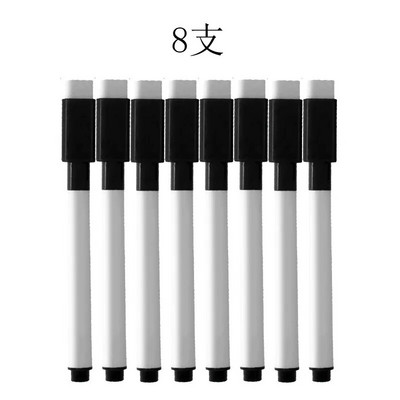 8 Χρώματα/Σετ Μαγνητικός Μαρκαδόρος Λευκός Πίνακας με δυνατότητα διαγραφής Μαρκαδόρος Μαυροπίνακας Κιμωλία Γυαλί Κεραμικά Γραφείο Σχολική Τέχνη Μαρκαδόρος Χαρτικά