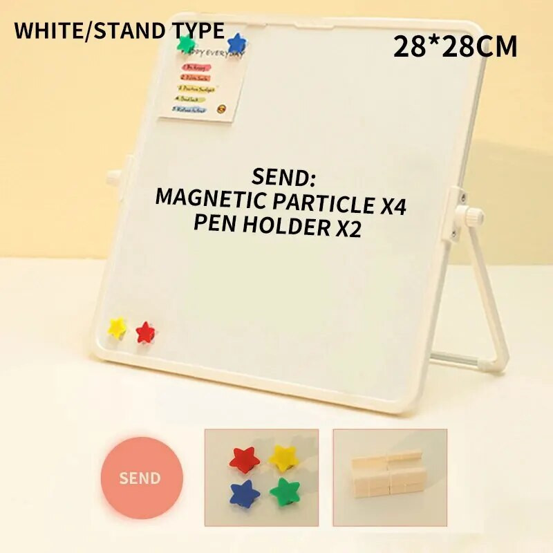 Πολύχρωμο μαγνητικό Παιδικό πίνακα ζωγραφικής πολλαπλών μεγεθών Πίνακας γραφής μαθητή Κρεμαστό βραχίονα επιτραπέζιου πίνακα