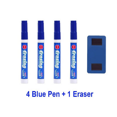 Στυλό μαρκαδόρων λευκού πίνακα Μπλε Μαύρο Κόκκινο Πράσινο Μαρκαδόρο Μαγνητικό Μαυροπίνακα Σβώσιμο Στυλό Γόμα Γόμα για το 2021 Σχολείο