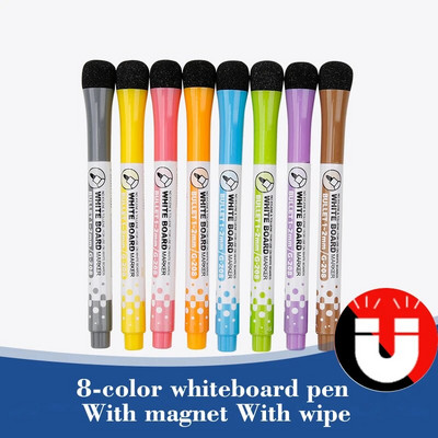 Μέγεθος A4 Μαγνητικός πίνακας Dry Erase White Board Μενού Αυτοκόλλητο Κουζίνας Ψυγείο Δείκτης πίνακας ημερολογίου προγραμματισμού