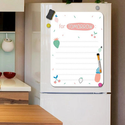 Erasable Whiteboard Fridge Magnet Board Μηνιαίο εβδομαδιαίο χρονοδιάγραμμα Αυτοκόλλητα ημερολογίου μαλακών πινάκων Υπόμνημα γραφής μηνυμάτων