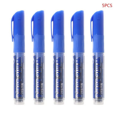 5 tk Kustutatav tahvli marker pliiats kuivkustutav märgitindiga täidetav kontoritarvete koolitarbed õpilase kingitus