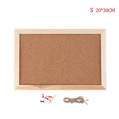 Minkys Kawaii Zachte Houten Σύντομος πίνακας μηνυμάτων Decoratieve Postkaart Φωτογραφία Muur Kurk Boord Υπόμνημα Papier Achtergrond Board