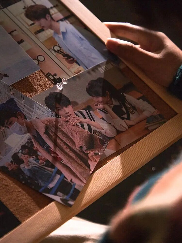 Minkys Kawaii Zachte Houten Σύντομος πίνακας μηνυμάτων Decoratieve Postkaart Φωτογραφία Muur Kurk Boord Υπόμνημα Papier Achtergrond Board