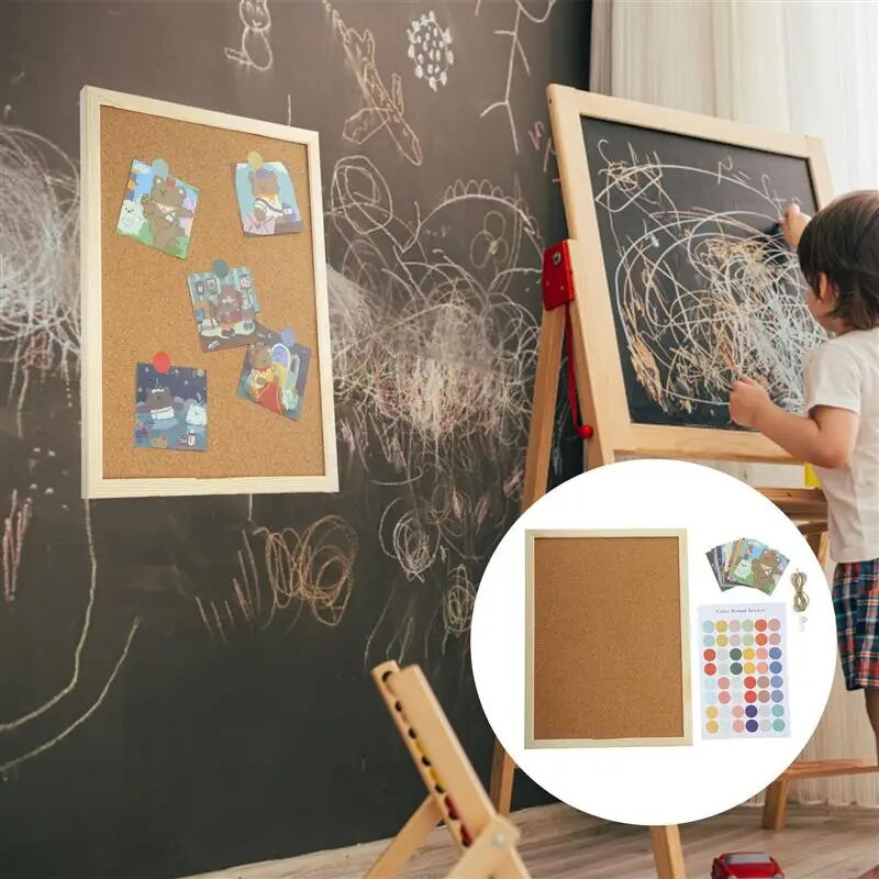 1 Kodumajapidamises kasutatavate teadetetahvlite dekoratiivsete teadetetahvlite komplekt, korktahvel