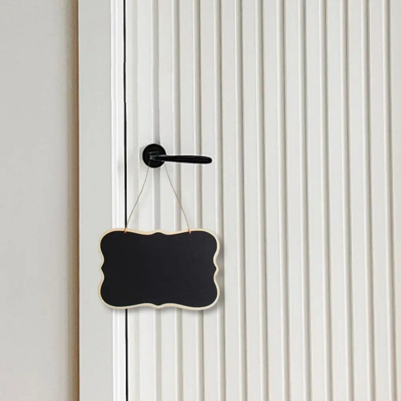 Suurepärane dekoratiivne kriiditahvel koos kaelapaelaga praktilise teadetetahvliga elutoa puidust tahvlile