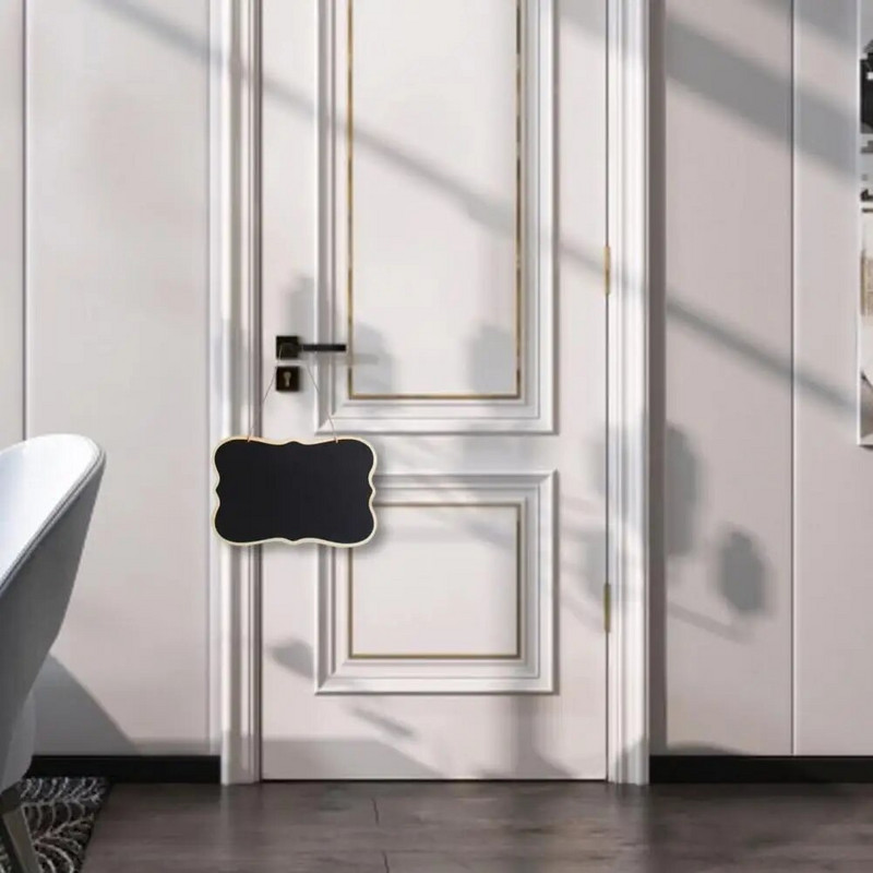 Suurepärane dekoratiivne kriiditahvel koos kaelapaelaga praktilise teadetetahvliga elutoa puidust tahvlile