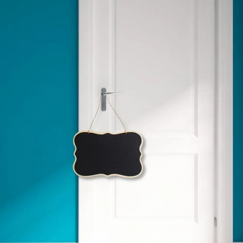 Suurepärane dekoratiivne kriiditahvel koos kaelapaelaga praktilise teadetetahvliga elutoa puidust tahvlile