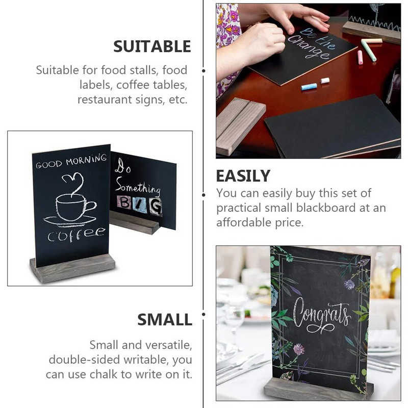 Πίνακας με κιμωλία γάμου Ετικέτες κιμωλίας Μίνι μαυροπίνακας Μινιμαλιστική διακόσμηση σπιτιού Μικρός ξύλινος πίνακας μόδας Μενού Μαυροπίνακας