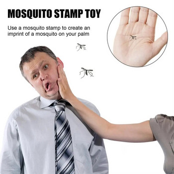 Αστείες γραμματόσημα κουνουπιών για παιδιά Prank Mosquito Black Ink Stamps DIY Scrapbooking Ζωγραφική διακόσμηση άλμπουμ τυχαίου χρώματος παιδικό παιχνίδι