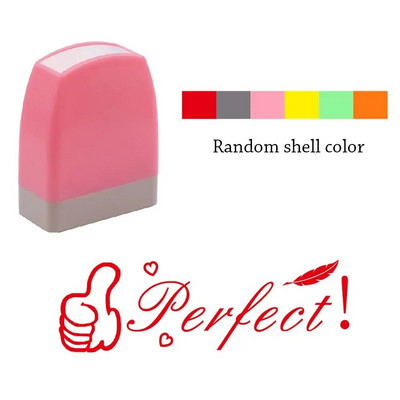 Σφραγίδα 1 τμχ Αγγλικά Σχολιασμός Σχολείου Σφραγίδες Ενθάρρυνσης μαθητών Αγγλικά Φωτοευαίσθητο Κεφάλαιο Σχόλιο Ανταμοιβή Παιδικά Δώρα Σφραγίδα