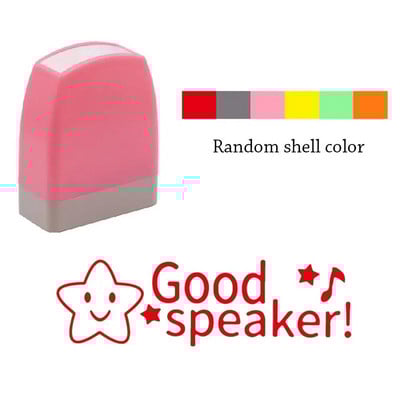 Σφραγίδα 1 τμχ Αγγλικά Σχολιασμός Σχολείου Σφραγίδες Ενθάρρυνσης μαθητών Αγγλικά Φωτοευαίσθητο Κεφάλαιο Σχόλιο Ανταμοιβή Παιδικά Δώρα Σφραγίδα