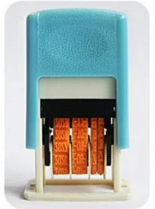 Daugkartinio naudojimo praktiški „pasidaryk pats“ rankų sąskaitos datos antspaudai ABS reguliuojami universalūs biuro reikmenys savaiminio rašalo rašymo įrankis studentams