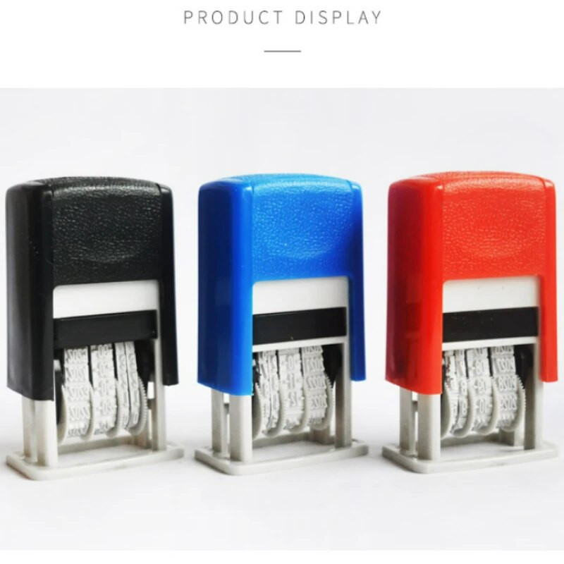 Daugkartinio naudojimo praktiški „pasidaryk pats“ rankų sąskaitos datos antspaudai ABS reguliuojami universalūs biuro reikmenys savaiminio rašalo rašymo įrankis studentams