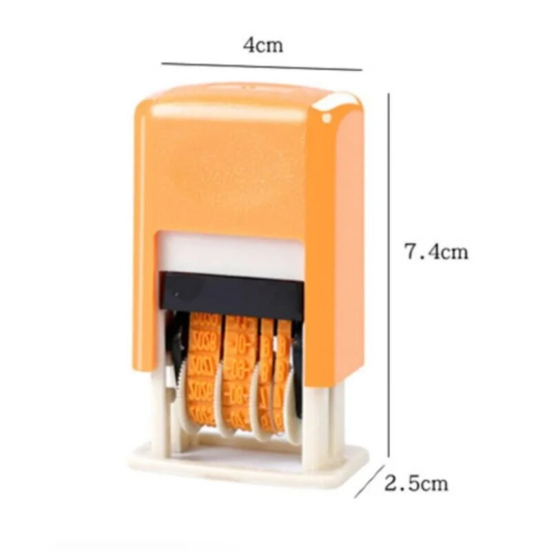 Daugkartinio naudojimo praktiški „pasidaryk pats“ rankų sąskaitos datos antspaudai ABS reguliuojami universalūs biuro reikmenys savaiminio rašalo rašymo įrankis studentams