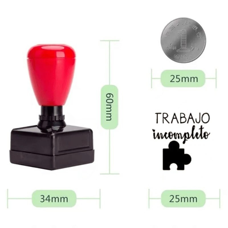 1 kus Detská povzbudzujúca pečať pre učiteľov španielčiny, výučbové nástroje pre študentov, španielsky motivačný darček, chvála, odmena, samonanášacie pečiatky