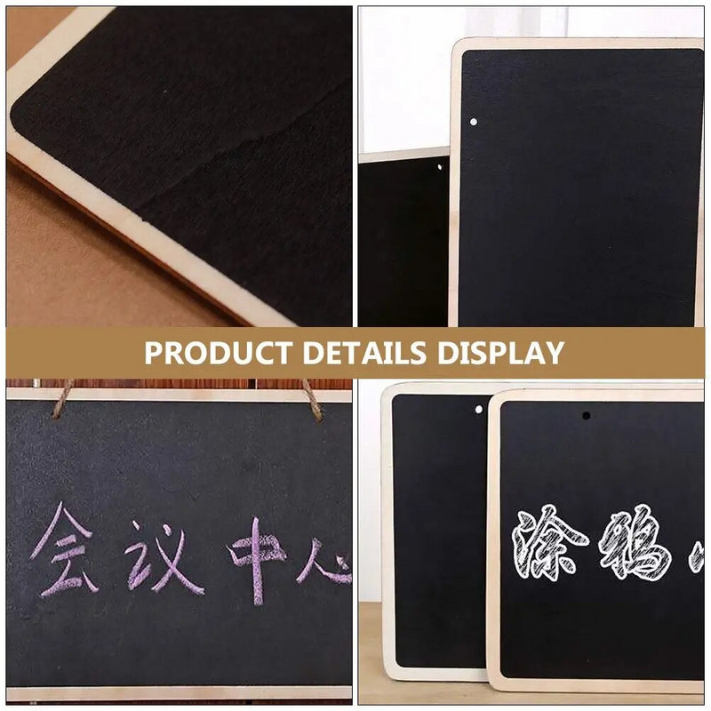 8 vnt. Maža lenta, pakabinama ant sienos Ženklas Namų puošmenos Pradžia Kreidos durys Kreidos lentos Medinės apnašos šviestuvas