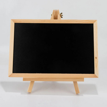 Επιτραπέζιο μήνυμα Μαυροπίνακας Ξύλινο στήριγμα μαυροπίνακα Παιδικό Ξύλινο σημείωμα Μαύρος πίνακας Πτυσσόμενοι πίνακες γραφής