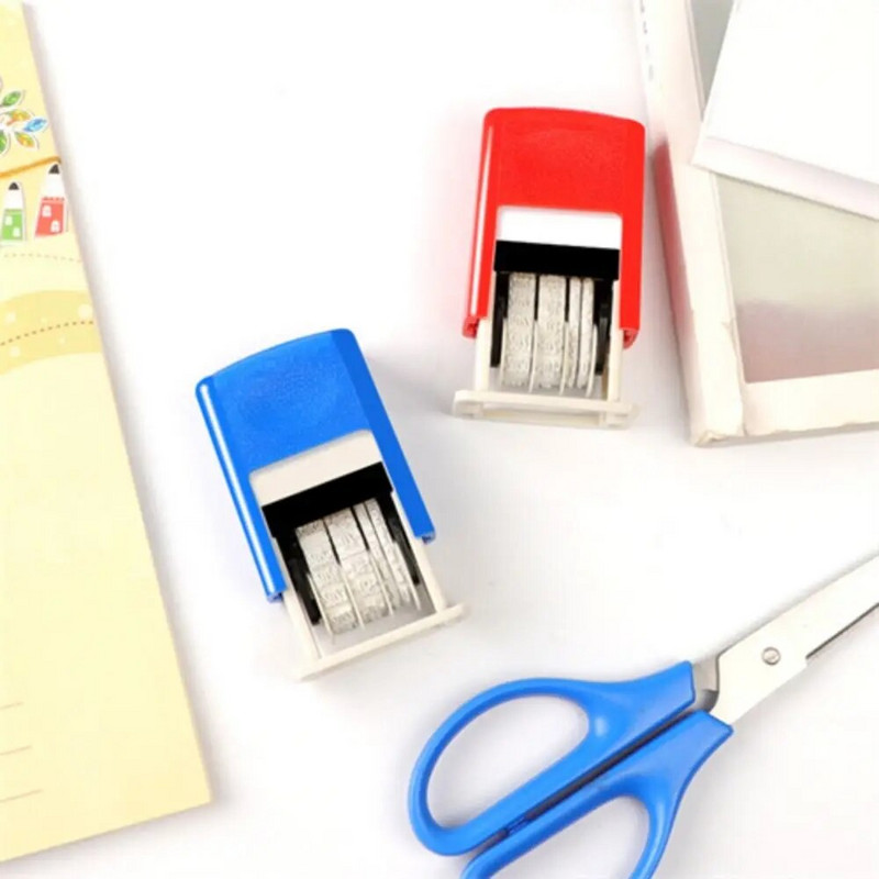 „Pasidaryk pats“ sąskaitos datos antspaudai Antspaudavimas Automatinis rašalo grąžinimas Mini savaime rašalo rašalo antspaudai, skirti biuro reikmenims Datos rato antspaudas